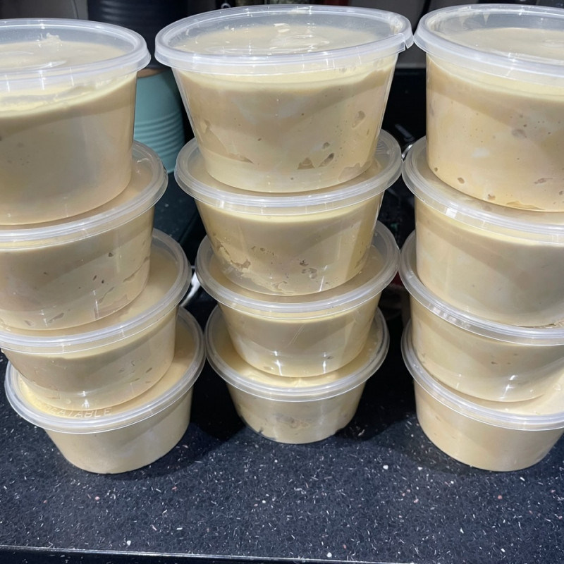 Fresh ogi yellow with  Ginger ( pap) Akamu  500g