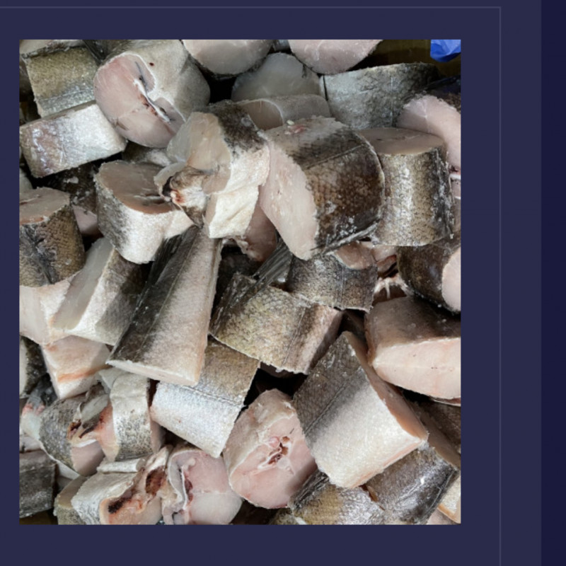 Frozen Hake Fish 10kg  (cut)