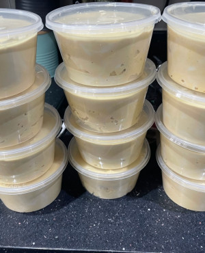 Fresh ogi yellow with  Ginger ( pap) Akamu  500g