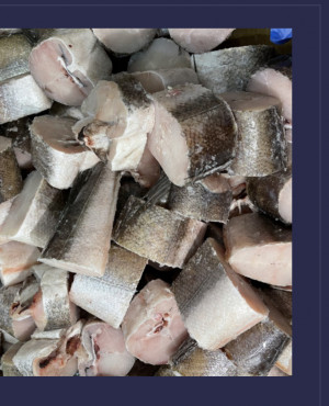 Frozen Hake Fish 10kg  (cut)