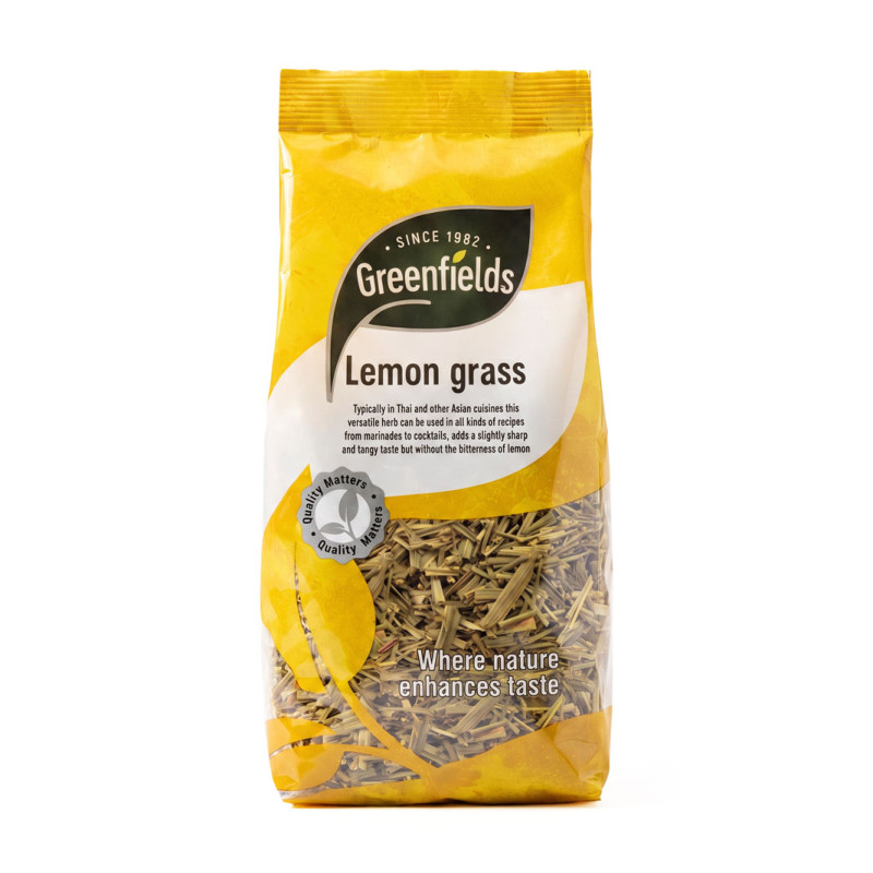 Green fields lemon grass