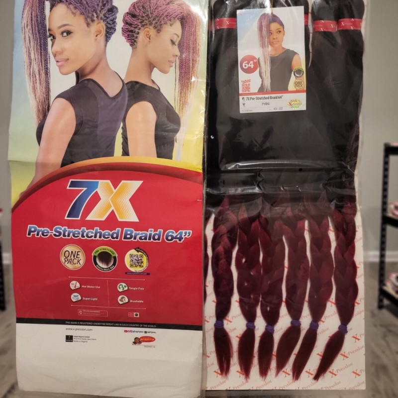 Xpression 7x Pre-stretched Braid 64"