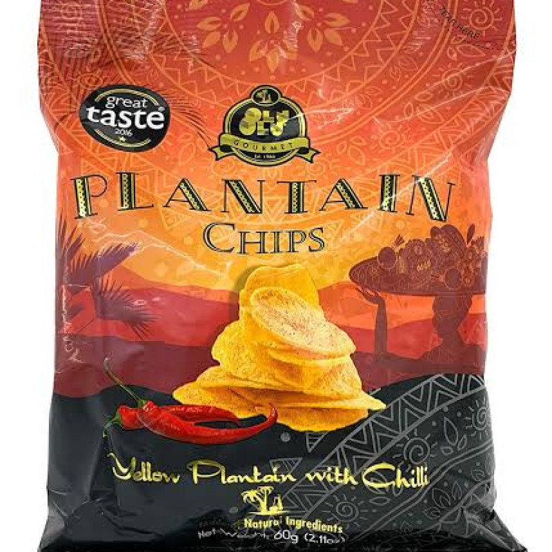 Olu Olu Plantain Chips (chilli)
