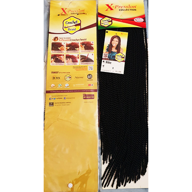 Xpression Crochet Braid – Nike