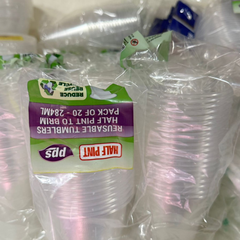 Food Containers with Lids (Microwave & Freezer Safe) 250ml