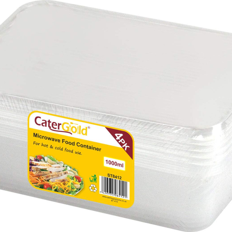 Cater Gold Reusable Microwave Food Container 500ml