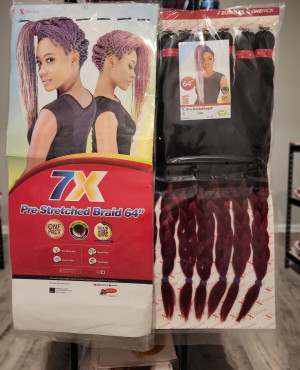 Xpression 7x Pre-stretched Braid 64"