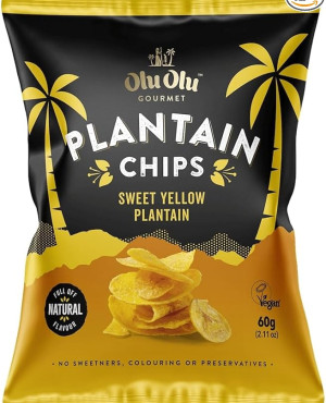 Olu Olu Plantain Chips (Sweet Yellow)
