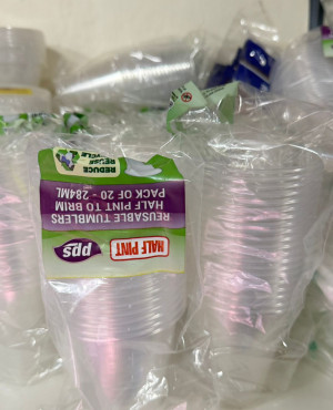 Food Containers with Lids (Microwave & Freezer Safe) 250ml