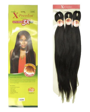 Xpression 3x Pre-stretched Braids 50"