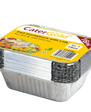 Catermax Aluminium Foil Containers with Lids