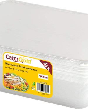 Cater Gold Reusable Microwave Food Container 500ml