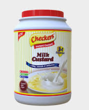 Checkers Milk Custard