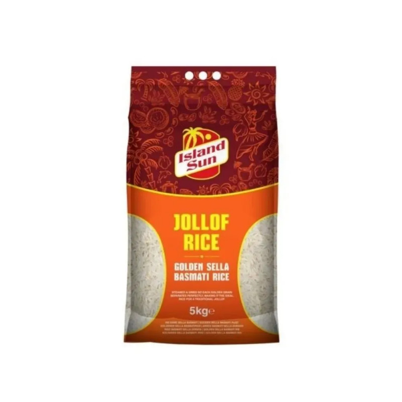 Island sun jollof rice golden sella basmati