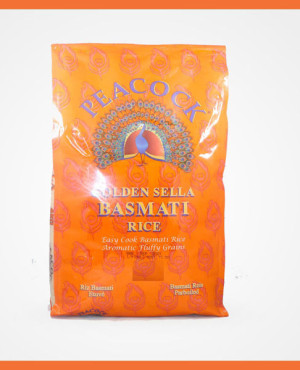 Peacock Golden Sella Basmati Rice